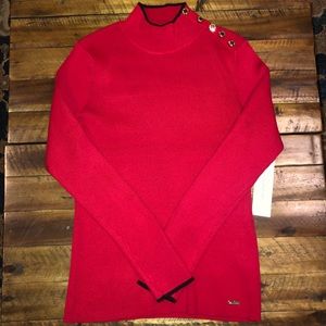 NWT Red Calvin Klein Sweater